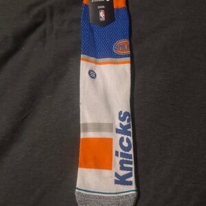 Stance Blue and Orange Knicks Casual Socks
